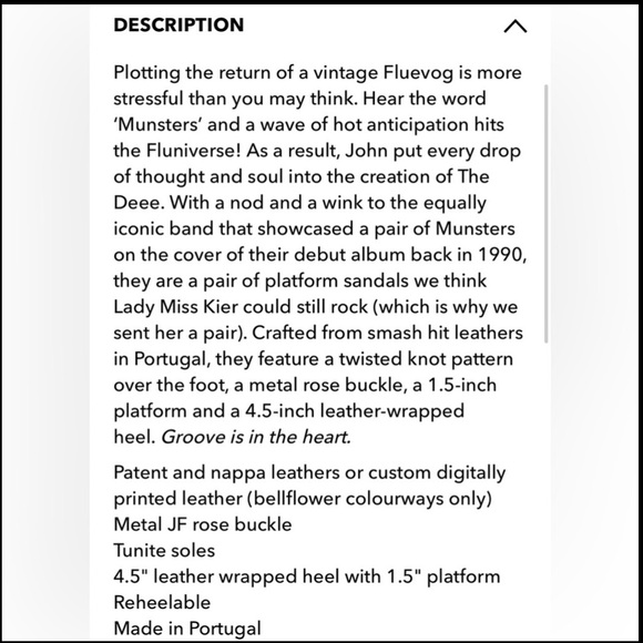 John Fluevog Mega Munster Red knotted Floral Deee Sandals - Picture 10 of 10